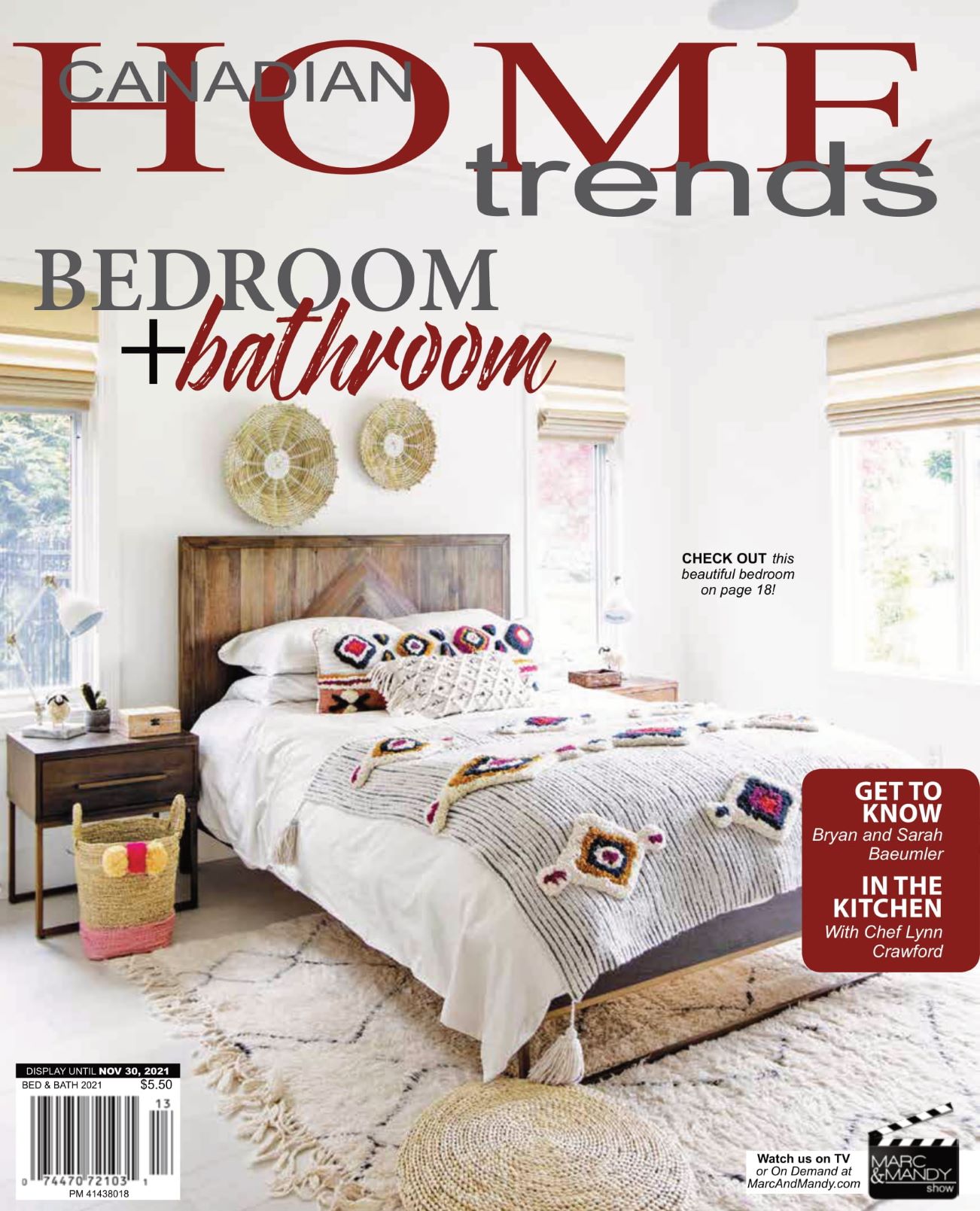 CANADIAN HOME TRENDS  BEDROOM + BATH EDITION