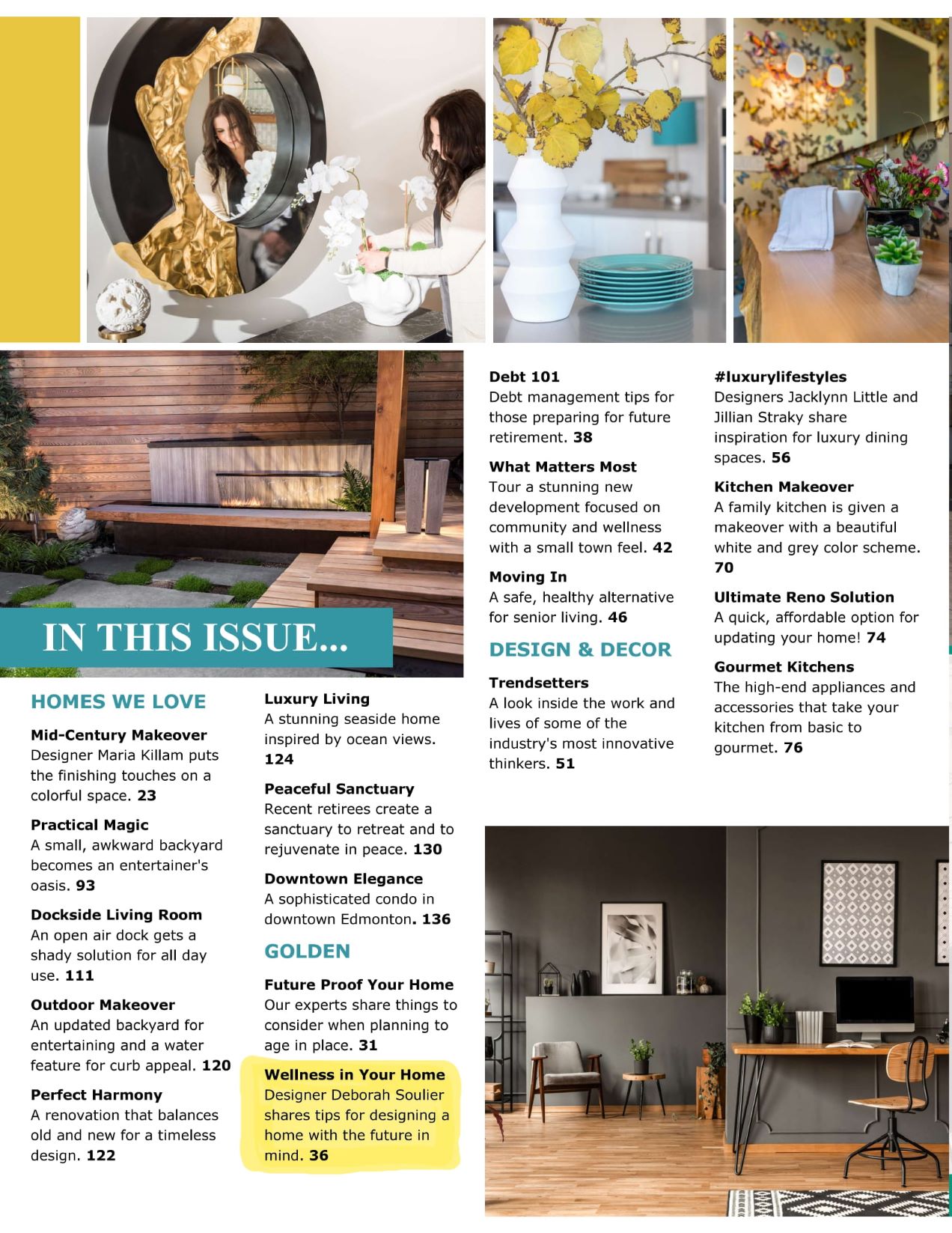 Index Canadian Home Trends Golden Living Edition